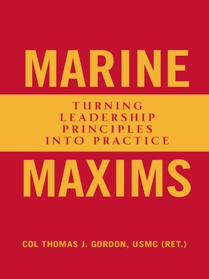 cover image of Marine Maxims